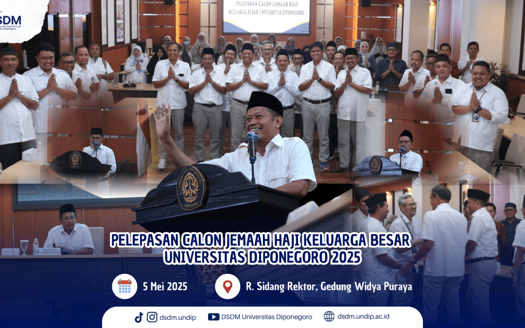 38 Calon Jamaah Haji Undip Dilepas Secara Khidmat oleh Rektor
